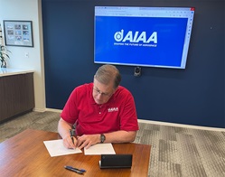 AIAA CEO Dan Dumbacher Signs UN Policy Doc, 4 Jan. 2024