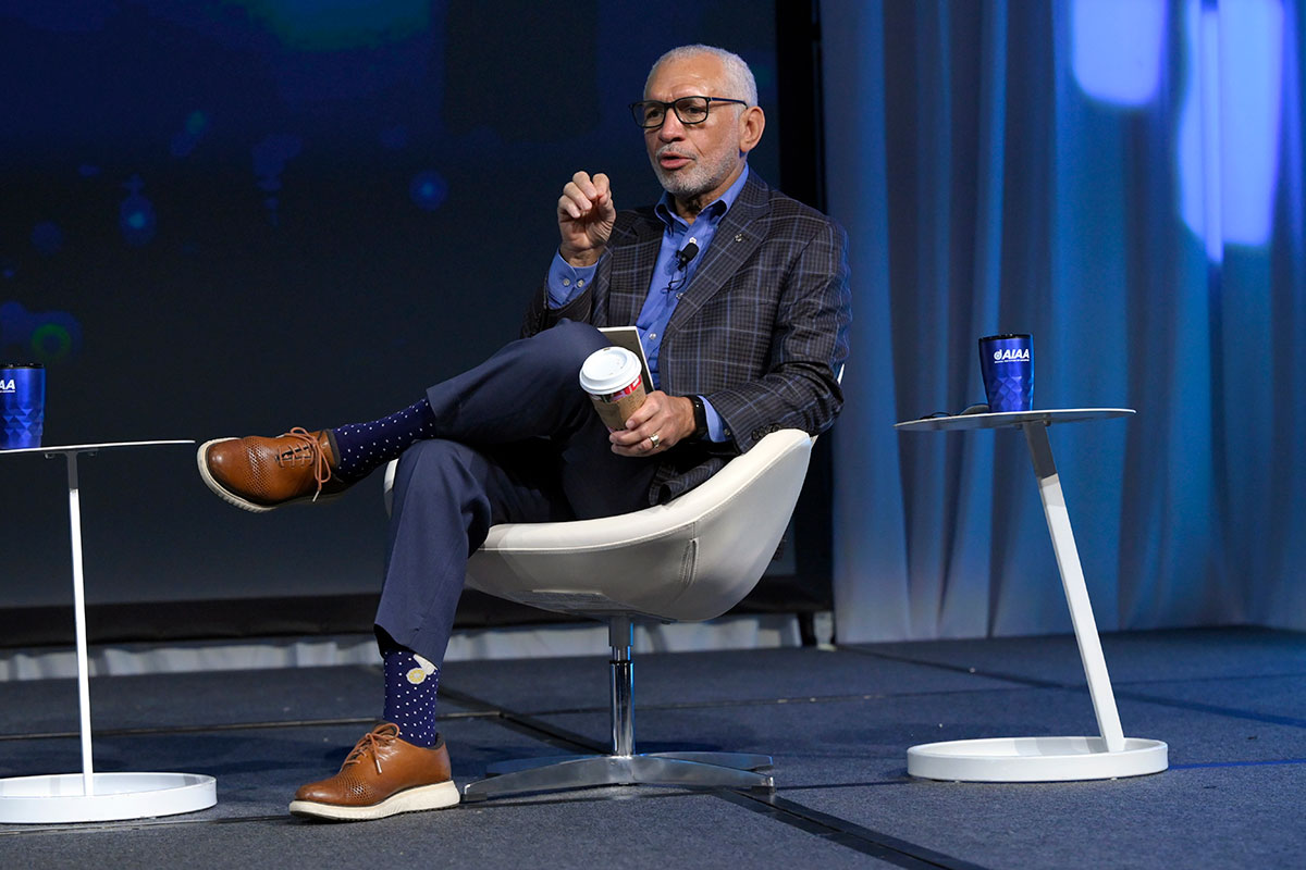 Former NASA Administrator Charles F. Bolden at the 2023 AIAA SciTech Forum