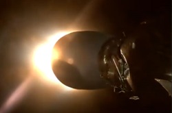 2nd-Engine-Firing-SpaceX-Launch-9Oct2023-YTframegrab