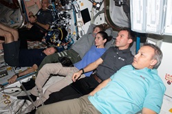 AX-3-Astronauts-inside-ISS
