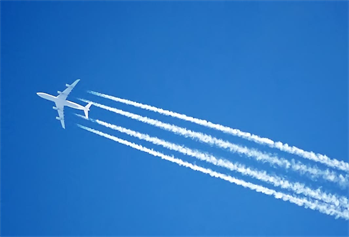 A340's contrails. Courtesty of A. Pingstone