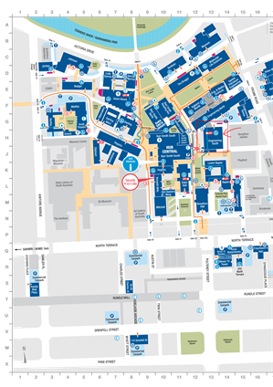 north_terrace-U-Adelaide-campus-map