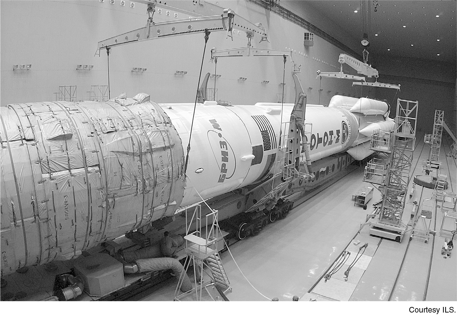 A Proton M is assembled