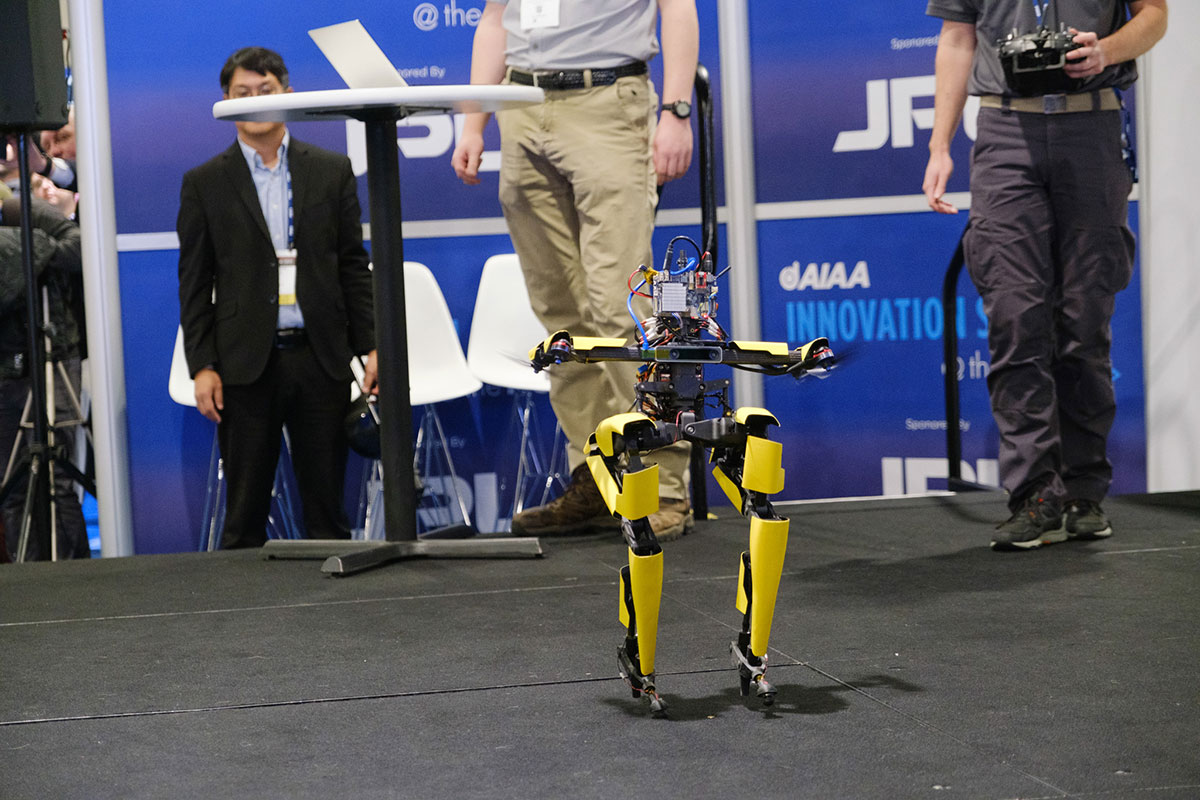 Robot demo at the HUB, at the 2023 AIAA SciTech Forum