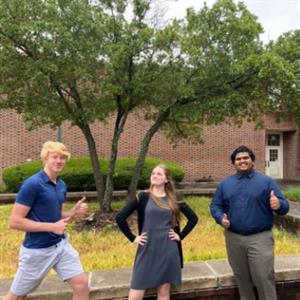 Jaden Shawyer, Anna Porter Puckett, and Puneeth Bheesetty